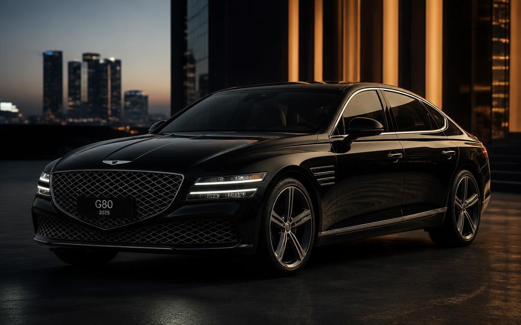 Black Genesis G80 for luxury transportation
