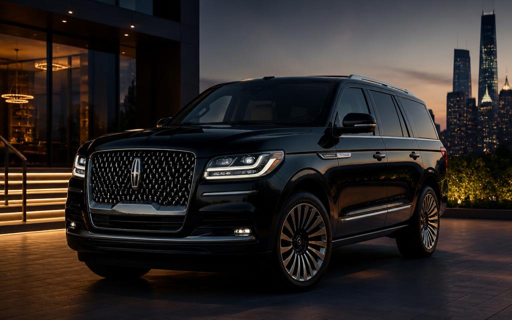 Black Lincoln Navigator for luxury transportation