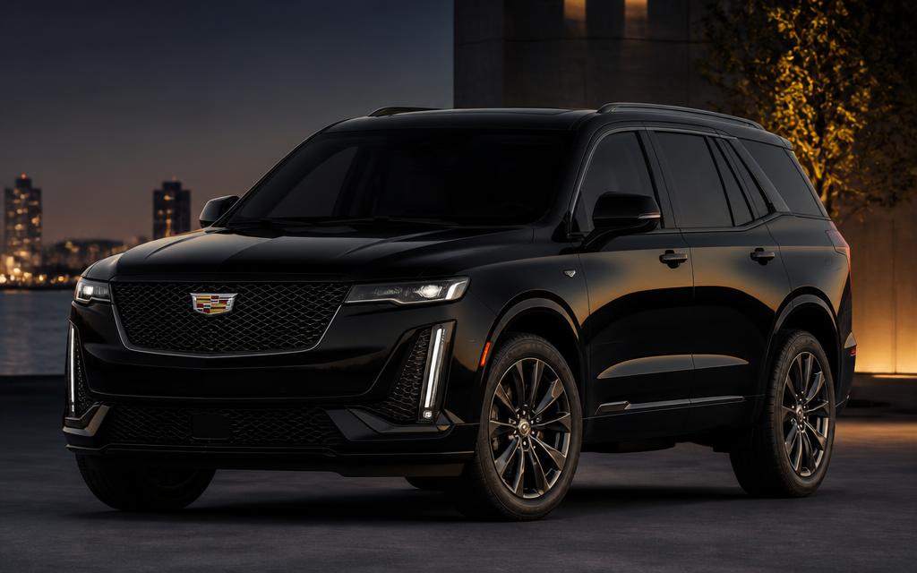 Black Cadillac XT6 for luxury transportation